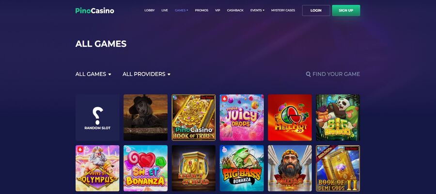 Pino Casino Review | Ratings, Games and Bonuses for 2024